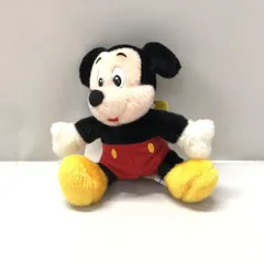 【中古】東京ディズニーランド ミッキーマウス ぬいぐるみﾊﾞｯｼﾞ ﾚﾄﾛ調[15]