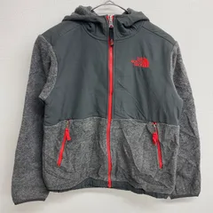 THE NORTH FACE デナリジャケット フリース バイカラー グレー【ボーイズM】