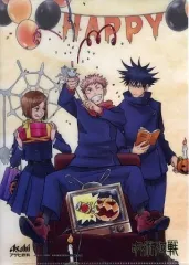 【中古】クリアファイル 悠仁＆恵＆野薔薇 A4マジッククリアファイル 「呪術廻戦×アサヒ飲料 もっと自由に楽しもう! ハッピーハロウィン!」 第一弾対象商品購入特典