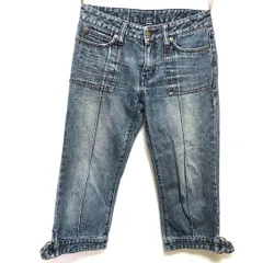 M COMME CA ISM / コムサイズム 【超美品】 クロップド デニム ジーンズ ハーフジーンズ ライトブルー T847_2306E3079のサムネイル