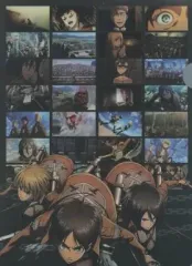 【中古】クリアファイル 集合(劇中イラスト) A4クリアファイル 「進撃の巨人」 ローソン 進撃の巨人キャンペーン第2弾景品