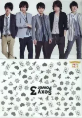 【中古】クリアファイル(男性アイドル) Sexy Zone(timelesz)(集合ver./5人集合絵柄) A5ミニクリアファイル 「CD Sexy Power3」 Sexy Zone Shop限定 2枚同時購入特典