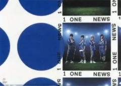 【中古】クリアファイル(男性アイドル) NEWS(初回盤Bジャケット柄) A4クリアファイル 「CD ONE -for the win- 初回盤B」 先着購入特典
