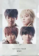 【中古】クリアファイル(男性アイドル) NEWS A4クリアファイル 「CD ヒカリノシズク/Touch 通常盤」 先着購入特典