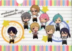 【中古】クリアファイル 集合(17人/カフェスタイル) A4クリアファイル 「あんさんぶるスターズ!×animatecafe」