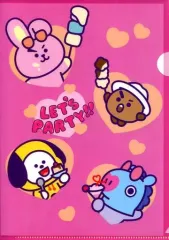 【中古】クリアファイル COOKY＆SHOOKY＆CHIMMY＆MANG A5クリアファイル 「BT21×ファミリーマート」 対象商品購入特典