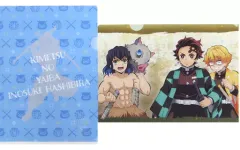 【中古】クリアファイル 伊之助＆善逸＆炭治郎(ブルー) A4クリアファイルセット(2枚組) 「一番くじ 鬼滅の刃 ～折れぬ心と刃で進め～」 I賞