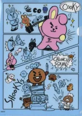 【中古】クリアファイル COOKY(ジョングク)＆SHOOKY(シュガ) A4クリアファイル 「BT21×無添くら寿司」 プレゼントキャンペーン第1弾特典