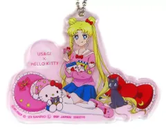 【中古】キーホルダー 月野うさぎ×ハローキティ アクリルキーホルダー 「美少女戦士セーラームーンシリーズ×サンリオキャラクターズ」