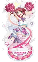 【中古】アクリルスタンド・アクリルパネル 黒澤ルビィ きらりんアクリルスタンド Aqours チアガールver. 「ラブライブ!スクールアイドルフェスティバル」のサムネイル