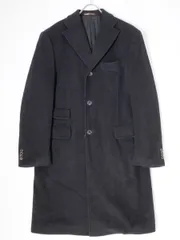 【極美品】ポールスミスロンドン 超ロング アンゴラ混 ダブルチェスターコート L PAUL SMITH LONDONポールスミス ロンドン 上質アンゴラ100