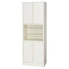 美品】アーヴァイン 75HI シューズボックス ミラー付 大川家具 26足