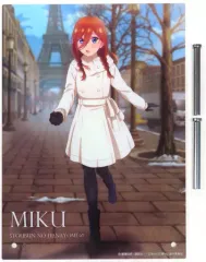 【中古】アクリルスタンド・アクリルパネル 中野三玖 アクリルアートパネル 「きゃらっとくじ 五等分の花嫁∽ ～Emotions Beyond～」 H賞