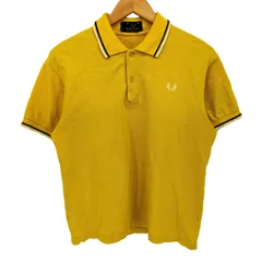 フレッドペリー FRED PERRY 90S 緑タグ ワンポイント 刺繍 S/S ポロシャツ メンズ UK：38 