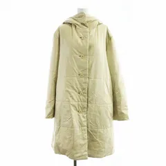 【中古】イッセイミヤケ ISSEY MIYAKE フェット FETE 中綿コート ロング 長袖 フード 3 L クリーム色 黄 イエロー イッセイミヤケ ISSEY MIYAKE フェット FETE 中綿コート ロング 長袖