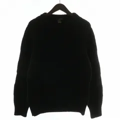 未使用級 ルイヴィトン ニット カシミヤ ロゴ セーター 切替 ブラック