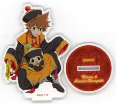 【中古】アクリルスタンド・アクリルパネル リボーン＆沢田綱吉 アクリルスタンド 「家庭教師ヒットマンREBORN!」 ジャンプフェスタ2024グッズ