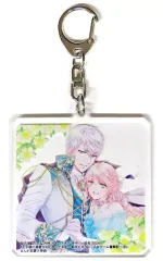【中古】キーホルダー 三浦ひらくイラスト アクリルキーホルダー 「コミックス 王子様に溺愛されて困ってます～転生ヒロイン、乙女ゲーム奮闘記～ 5巻」 まんが王有償特典