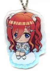 【中古】キーホルダー 中野三玖 アクリルキーホルダー(ミニキャラ絵柄) 「五等分の花嫁∽ Tree Village cafe」