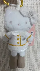 ハローキティ 白 ぬいぐるみ キーホルダー GOLD POINT