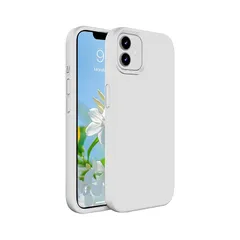 EUMADOVE 対応 iPhone 11 Pro Max ケース 耐衝撃 滑り止め 軽量 頑丈 シリコンケース 薄型 人気 上品 指紋防止 耐摩擦 スマホケース (パールホワイト, iPhone 11 Pro Max)