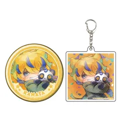まいまいまいごえん 04 カナタ[公式イラスト] アクリルキーホルダー&缶バッジセット