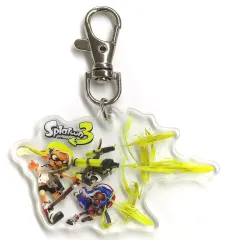 【中古】キーホルダー イカリング(ストリンガー) アクリルキーホルダー 「Switchソフト Splatoon3(スプラトゥーン3)」 WonderGOO購入特典