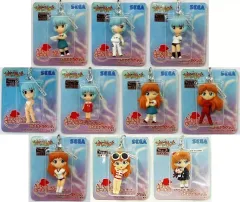 【中古】キーホルダー 全10種セット 新世紀エヴァンゲリオン キーチェーンフィギュア2K2スペシャル