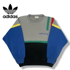 adidas アディダス 銀タグ 80s ブロックカラー スウェット トレーナー ヴィンテージ