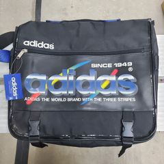 adidasデサント製 ショルダーバッグ タグ付未使用 ヴィンテージ