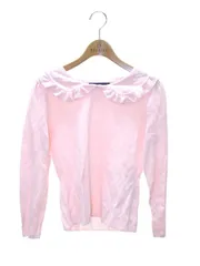 M'S GRACY オーガンジーニット38 新品同様】エムズグレイシー紺色