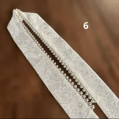 パールレース重ね襟／6番