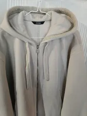 SYSTEM システム フード ジップアップ アイボリー