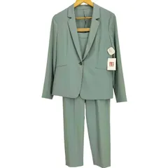 グリーンレーベルリラクシング GREEN LABEL RELAXING サラフール テーラード ジャケット パンツ セットアップ レディース  40