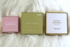 【ホリカホリカ　モイストUVパウダー内容量11.5g＜未使用＞×1箱　エッセンスクリアデーション内容量14g中約7割程残っています×1箱　RSFセッティングパウダー内容量4g＜未使用＞×1箱　3箱セット】