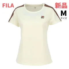 FILA  フィラ  テニス  ウェア  ゲームシャツ  Мサイズ  新品未使用  アイボリー 茶色  ガングラブチェック