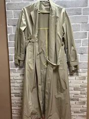 A【A21-40】◇ PASSIONE 38サイズ トレンチコート カーキ色