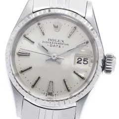 ロレックス ROLEX 6517 オイスターパーペチュアル デイト Cal.1161 WGベゼル 自動巻き レディース_915016