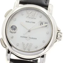 ユリス・ナルダン Ulysse Nardin 223-22 デュアルタイム GMT ビッグデイト 自動巻き ボーイズ美品_918424のサムネイル
