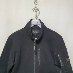 H230 ナショナルジオグラフィック レディース モンタナ 起毛 ニット ジップアップ S