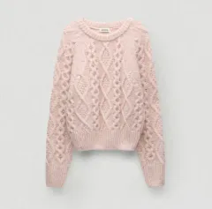 レテラ アルパカ フィッシャーマンニット アルパカニット カーディガン