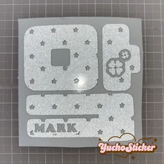 NCTDREAM ペンライトステッカー　草鈍器　マーク　星総柄ꕤer　KPOP アイドル　推し活　ペンライトデコ　推し活DIY