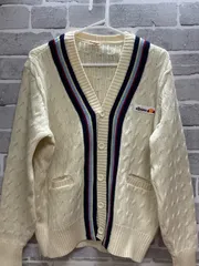 A【A21-41】◇ Ellesse 5サイズ　ニット・セーター　アイボリーカラー