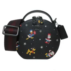 【新品】コーチ バッグ ショルダーバッグ COACH X DISNEY CANTEEN コーチ×ディズニー ミッキー ミニー ホリデイ プリント クロスボディ 2WAY 斜め掛け コラボ商品 CM846 QB/M2 アウトレット レディース 送料無料