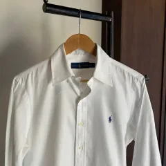 13006 - ポロラルフローレン 白 シャツ