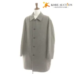 ■ ユニクロ UNIQLO U 2024AW ダブルフェイスコート 長袖 ロング ステンカラー メンズ XXL グレー