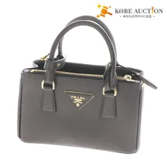 ■ PRADA プラダ ガレリア サフィアーノレザー ミニバッグ 1BA916 鞄 ショルダー 2way NERO レディース ブラック 付属品付き