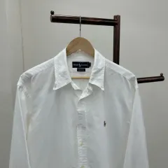13824 - ポロラルフローレン 白 シャツ