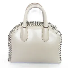 美品 STELLA McCARTNEY ステラマッカートニー ファラベラ  ボックス 2WAY ショルダーバッグ 455137 W9956 グレー レディース 古着 中古 USED