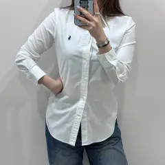 13905 - ポロラルフローレン 白 シャツ